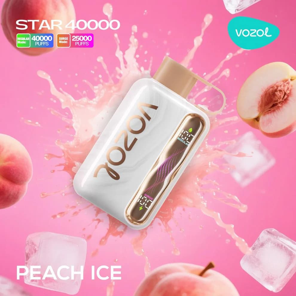 Vozol Star 40000 Peach İce