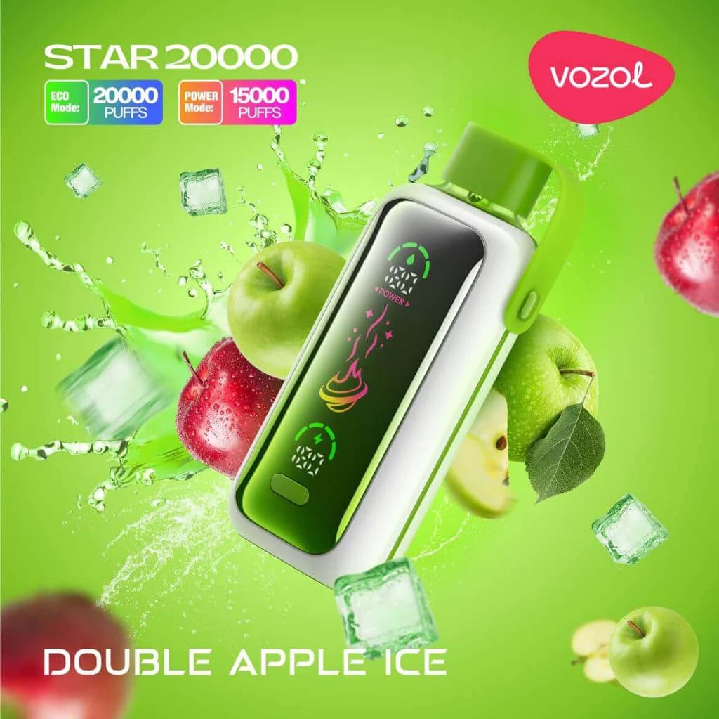 Vozol Star 20000 Double Apple Ice