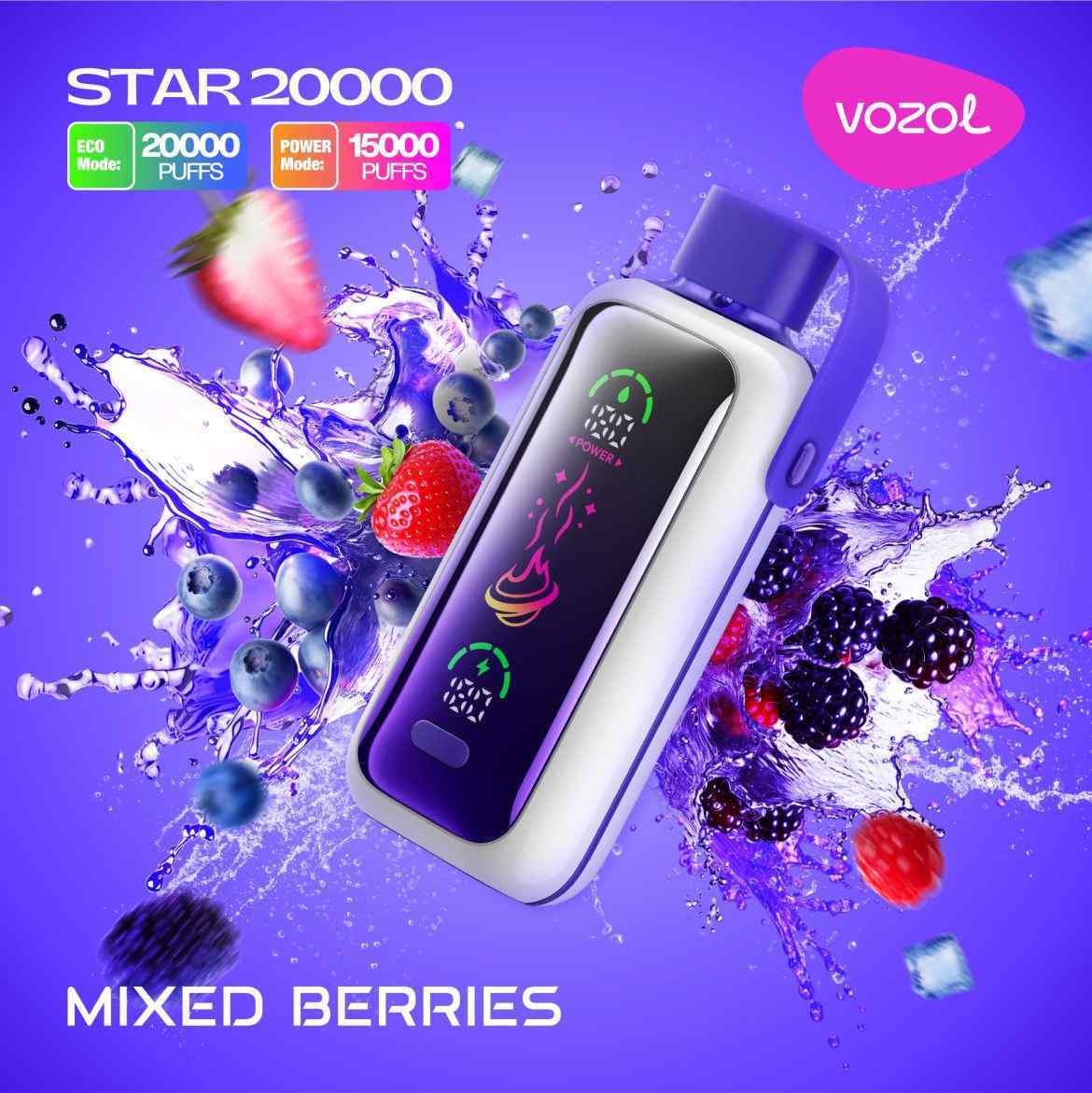 Vozol Star 20000 Mixed Berries
