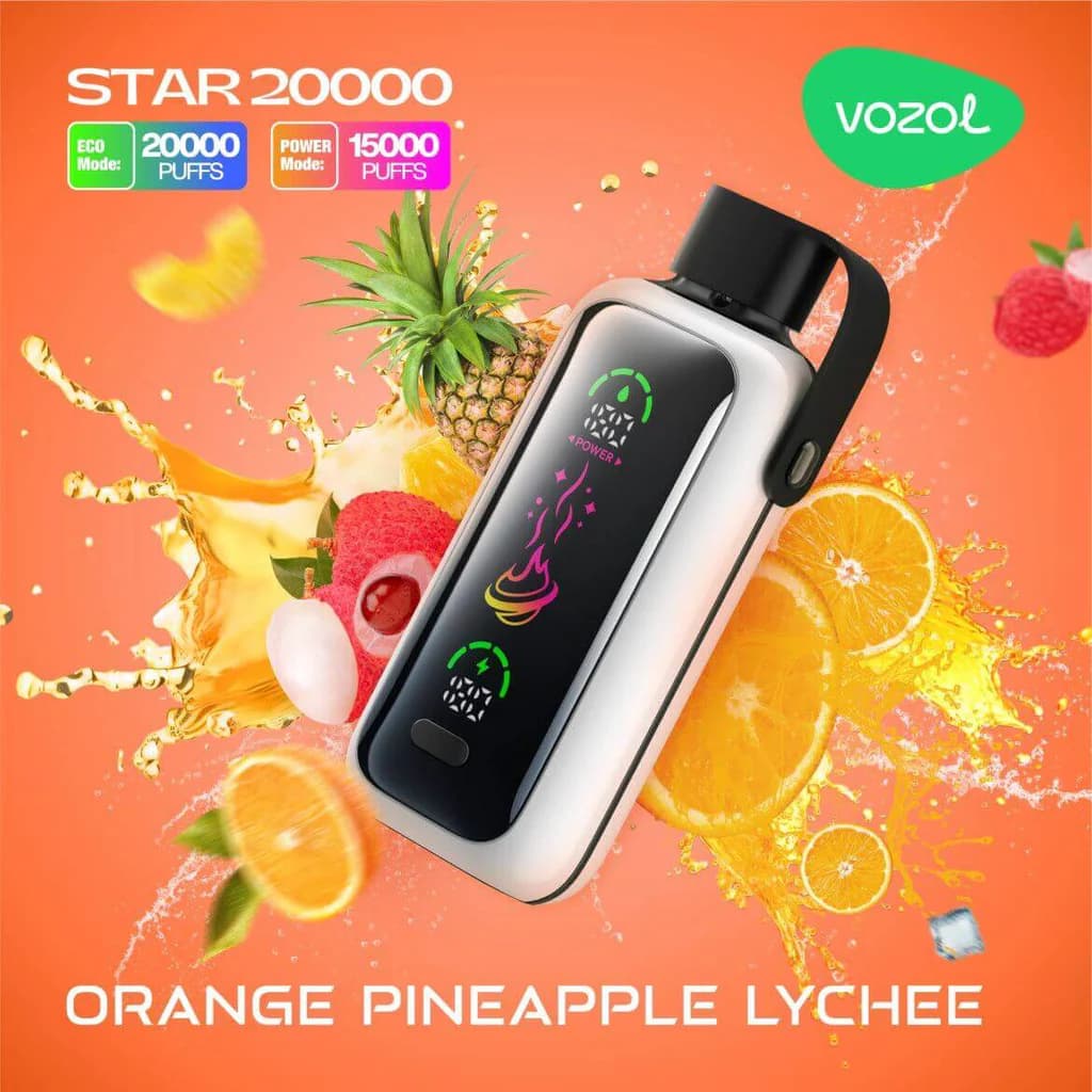 Vozol Star 20000 Orange Pineapple Lychee
