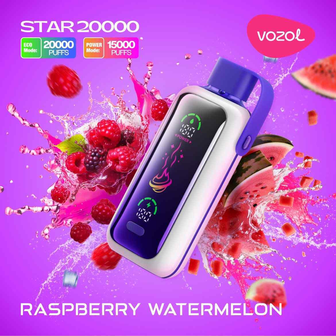 Vozol Star 20000 Raspberry Watermelon