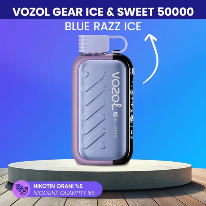 Vozol Gear Ice Sweet 50000 Blue Razz Ice