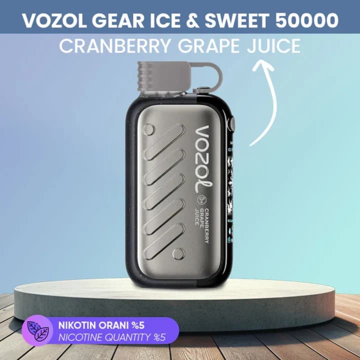Vozol Gear Ice Sweet 50000 Cranberry Grape Juice